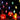 20 LED ghost string lights with pink, blue, green and yellow ghost bulbs on wire