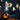 20 LED ghost string lights with glowing pumpkin-face heads and tulle tutu dresses