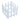 White wooden Christmas picket fence panel with corner posts, open center