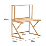 Two-tier spice rack dimensions: 68cm high, 53cm wide, 37cm deep