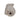 Single ceramic elephant figurine, light cream tone, underside with circular opening