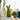 Moss green standing bunny rabbit easter garden decoration, 24cm