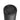 43cm black textured porcelain vase, top opening view with rounded rim and raised dots