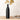 Home & Outdoor Direct 43cm black textured porcelain vase with narrow opening, tall silhouette