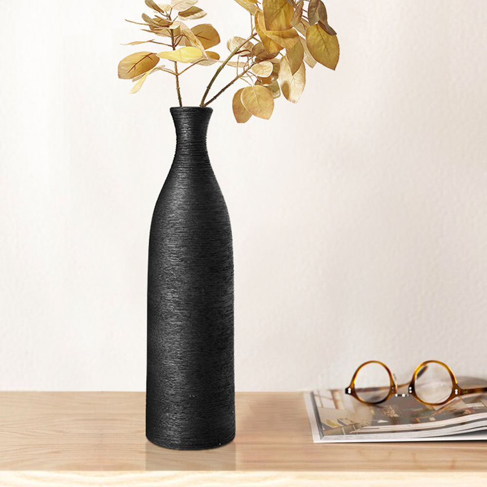 43cm Textured Porcelain Vase Narrow Opening