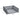 Folding wardrobe storage box drawer organizer, perforated gray panels and open tray