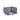 Folding wardrobe storage box drawer organizer, gray perforated panels and pull-out base