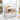 White makeup organizer with clear dustproof top, containing multiple makeup bottles and compacts.