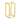 Gold removable metal column planter frame, open-top square base