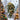 Holiday swag LED garland with green pine, gold baubles, warm glowing bulbs