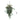 Hanging pine swag LED garland with bow ribbon, green needles, and hanging loop