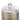 White/grey soy wax candle top with glass lid, centered wick visible