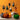 Halloween hanging characters on branches, including jack-o’-lantern, cat, witch and panda