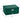 Dark green velvet jewellery box size view: 24x17x11cm with front lock