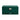 Dark green velvet jewellery box close-up of front lock and central handle