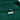 Dark green velvet jewellery box lock plate with interior divider detail