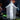 240cm inflatable white ghost with red eyes, arms spread in Halloween pose