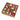 Set of 16 Christmas hanging ball ornaments in red, green, and white with gold hooks
