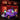 Inflatable horror witch car with LED faces, black cat on top, and jack-o-lantern