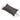 Dark gray rectangular cushion with tied straps