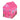 Pink portable castle playhouse tent with scalloped roof and arched window