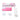 Pink princess play tent kit with instruction sheet, poles, and folded fabric panels