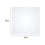 30x30 cm acrylic mirror tile, 3pcs adhesive set