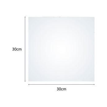30x30 cm acrylic mirror tile, 3pcs adhesive set
