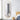 Gold oval full-length wall mirror with slim metal frame