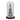 LED glass dome Christmas tree tabletop decoration with snowman, gold topper, pastel base lights
