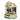 Mini claw game base with green control panel and colorful toy prizes in clear chamber