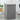 Grey foldable laundry hamper with flat lid and side handhold for carrying