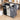 3-Grid laundry basket sorter with aluminum frame, three fabric bins labeled Dark, Light, Color