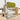 3-tier dish drainer storage stand with green roll-up rack and white plate shelves.