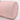 Pink woven rope basket, textured side wall close-up
