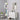 250cm 4-tier corner shower shelf metal wall rack, silver wire baskets