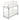 White 2-tier corner shelf with curved front rails and cross-mesh storage baskets.