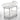 White 2-tier corner shelf organizer size: 38cm high, 37cm wide, 18cm deep.