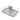 Metal dish drying rack with removable drip tray and mug holder