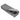 Grey underbed storage bag with cutout handles, open interior compartments