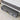 Grey non-woven underbed storage bag, handles and zipper, open top