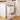 White 73 cm recycling bin, open lid with top bin and lower container