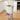 White 73 cm recycling bin with open lid and pull-out lower compartment