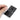 Black mounting plate with two screw holes for wall-mounted spice rack