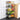 Stackable rolling wire basket trolley with four tiers for fruit and vegetable storage