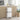 48L step-on recycling bin, white plastic, double top lids and black divider band