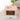 Enclosed folding cat litter box, pink with side ventilation panel and front window