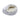 Gray semi-enclosed cat bed with open top and cream inner lining, round 50cm