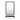 Rectangular black bathroom mirror with matching shelf base, wall-mount style