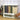 6-compartment plastic rice dispenser with filled grains and front dispensing knobs